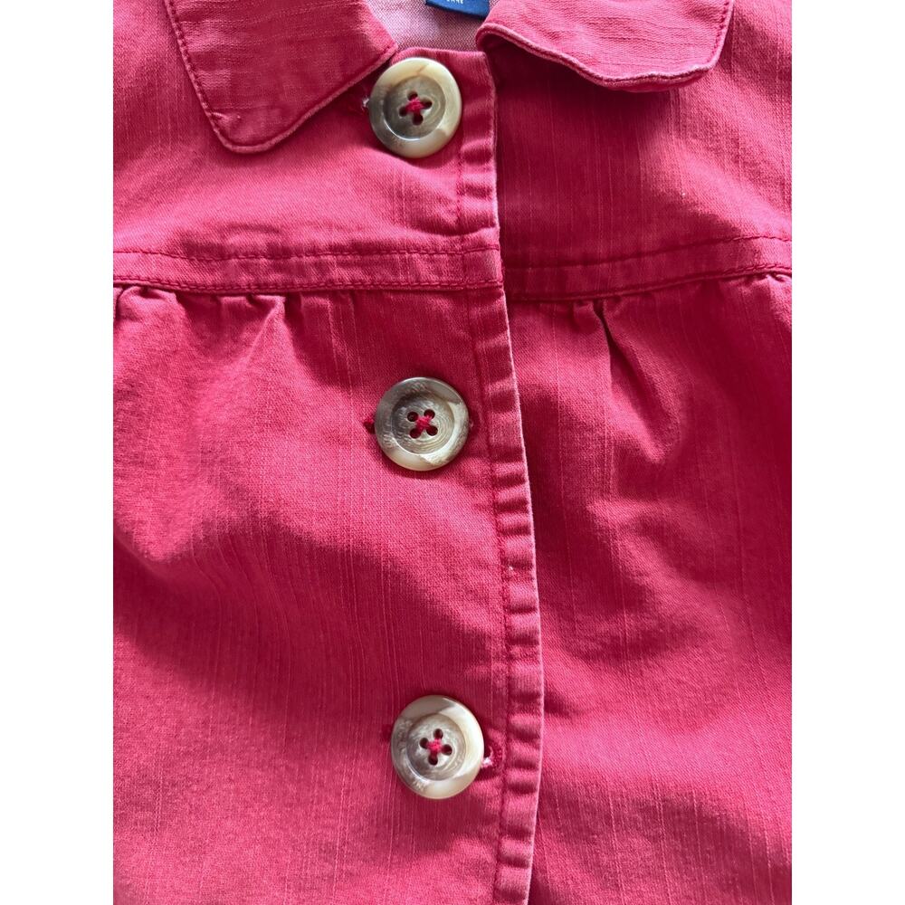 Vintage Twan Pink Swing Jacket Size 18/20 | Cottagecore Puff Sleeve Button Front - Picture 6 of 10